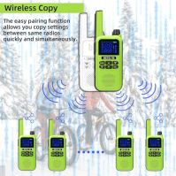 Retevis RA619 Vysílačka, vysílačka s Bluetooth sluchátkem, vibrací, SOS alarmem, VOX, 16 kanálů, dobíjecí dvoucestné rádio pro j